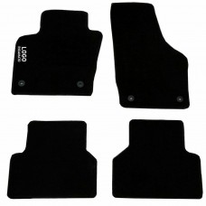 Tappetini auto in moquette Compatibili Con Q3 con 4 clip di fissaggio